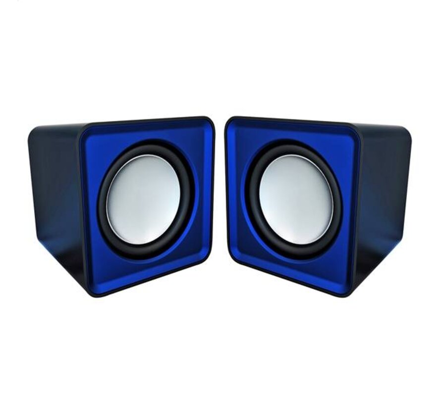 OMEGA SPEAKERS 2.0 OG-01 SURVEYOR 6W BLUE USB [41584]