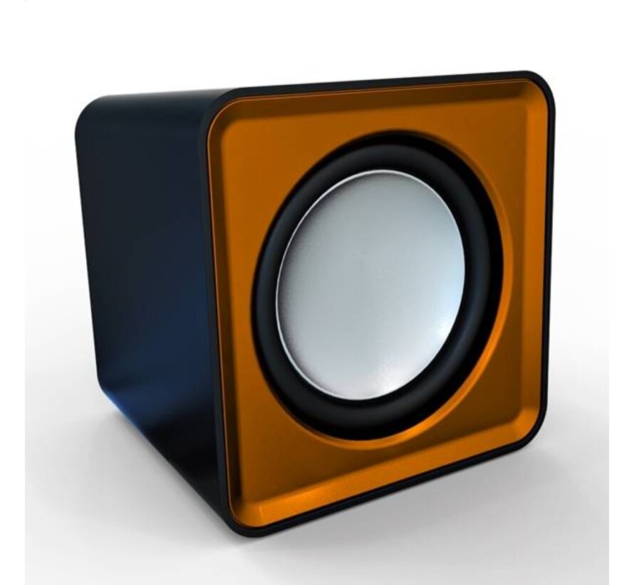 OMEGA SPEAKERS 2.0 OG-01 SURVEYOR 6W ORANGE USB [41585]