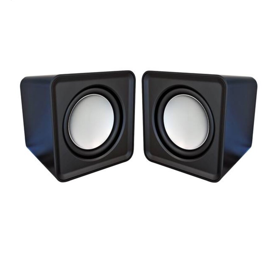 OMEGA SPEAKERS 2.0 OG-01 SURVEYOR 6W BLACK USB [41583]