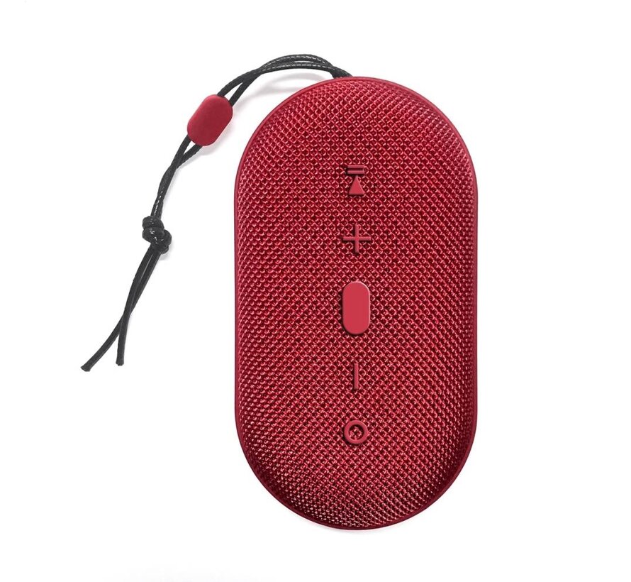 ENCEINTE PLATINET PMG12 TRAIL BLUETOOTH 4.2 10W STEREO IPX5 - ROUGE