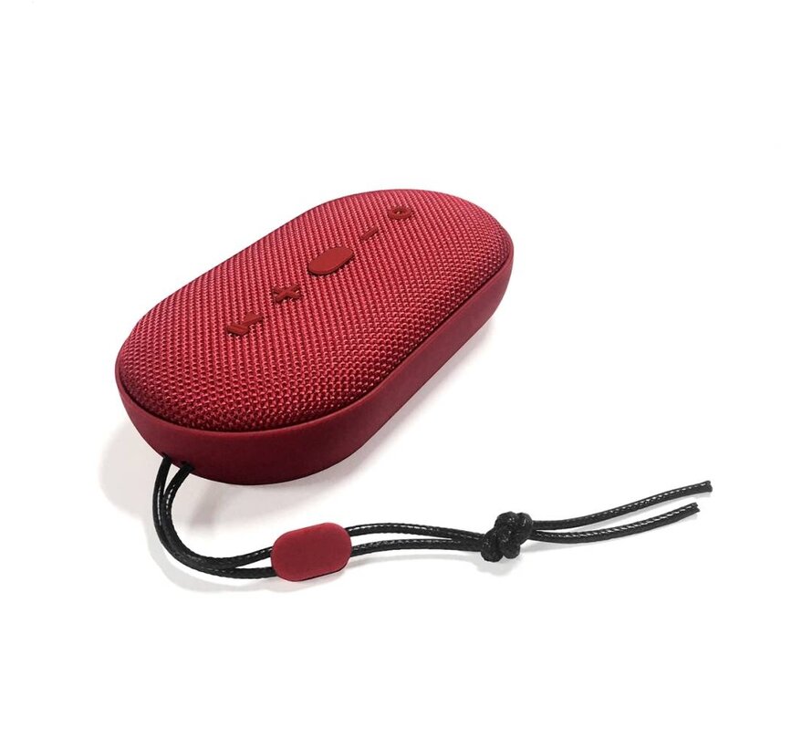 ENCEINTE PLATINET PMG12 TRAIL BLUETOOTH 4.2 10W STEREO IPX5 - ROUGE