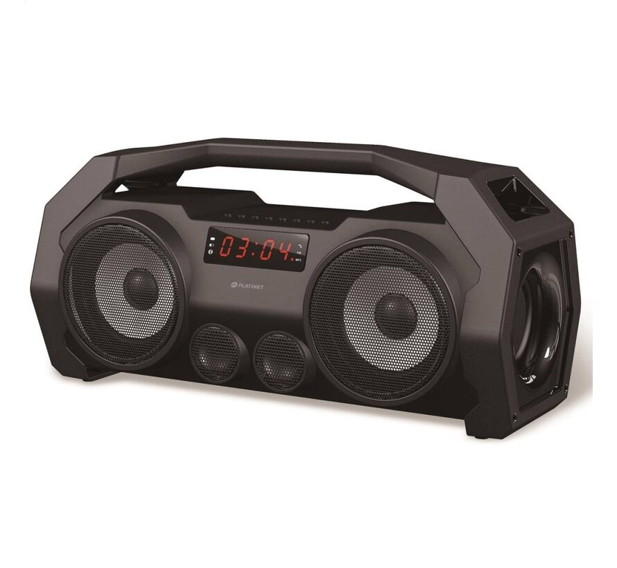 ENCEINTE BLUETOOTH PLATINET OG76 BOOMBOX NOIR [44416]