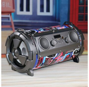 Omega ENCEINTE BLUETOOTH  V2.1 OMEGA OG72 BAZOOKA 5,25 "* 2 16W COULEUR [44162]