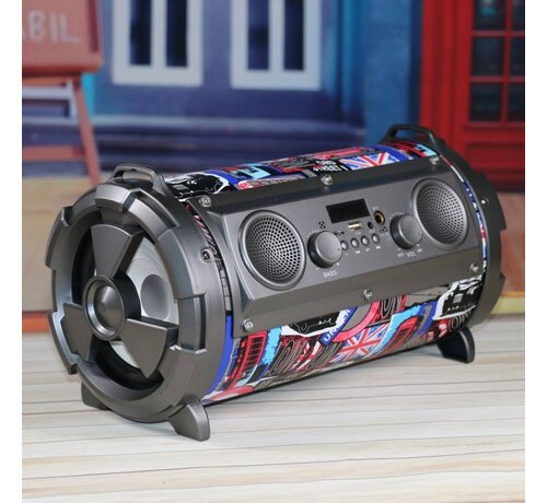 Omega OMEGA SPEAKER OG72  BAZOOKA 5,25"*2 16W BLUETOOTH V4.2 COLOR [44162]