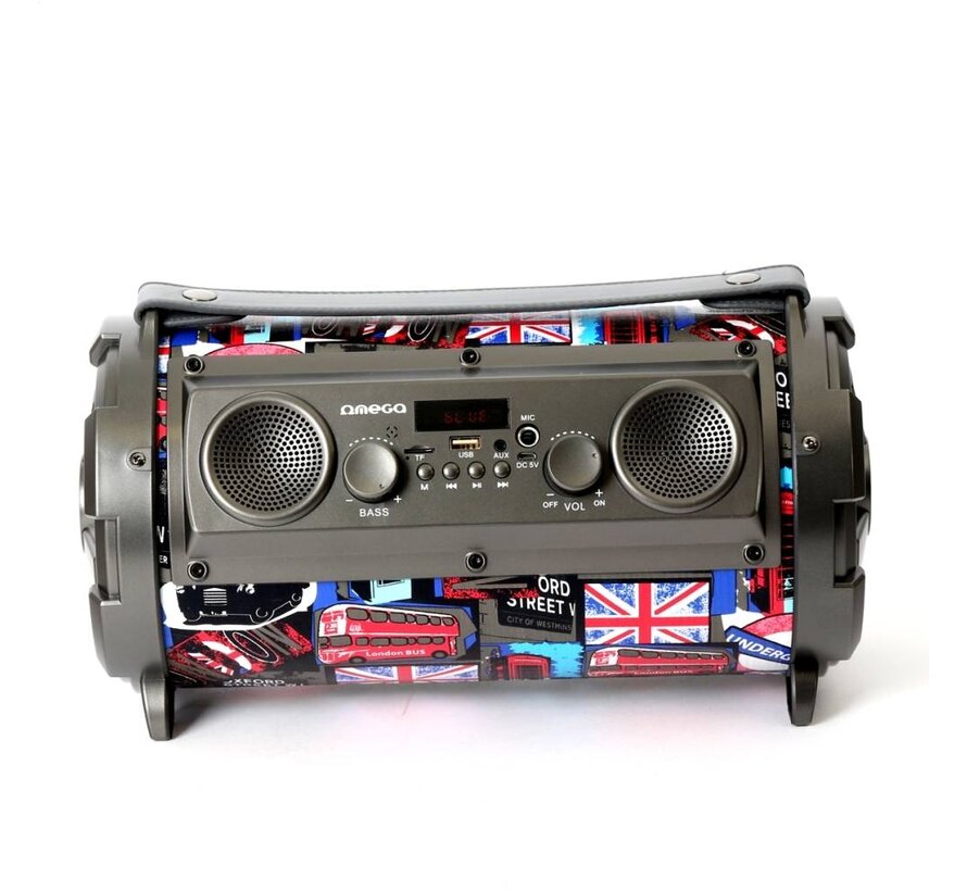 OMEGA SPEAKER OG72  BAZOOKA 5,25"*2 16W BLUETOOTH V4.2 COLOR [44162]