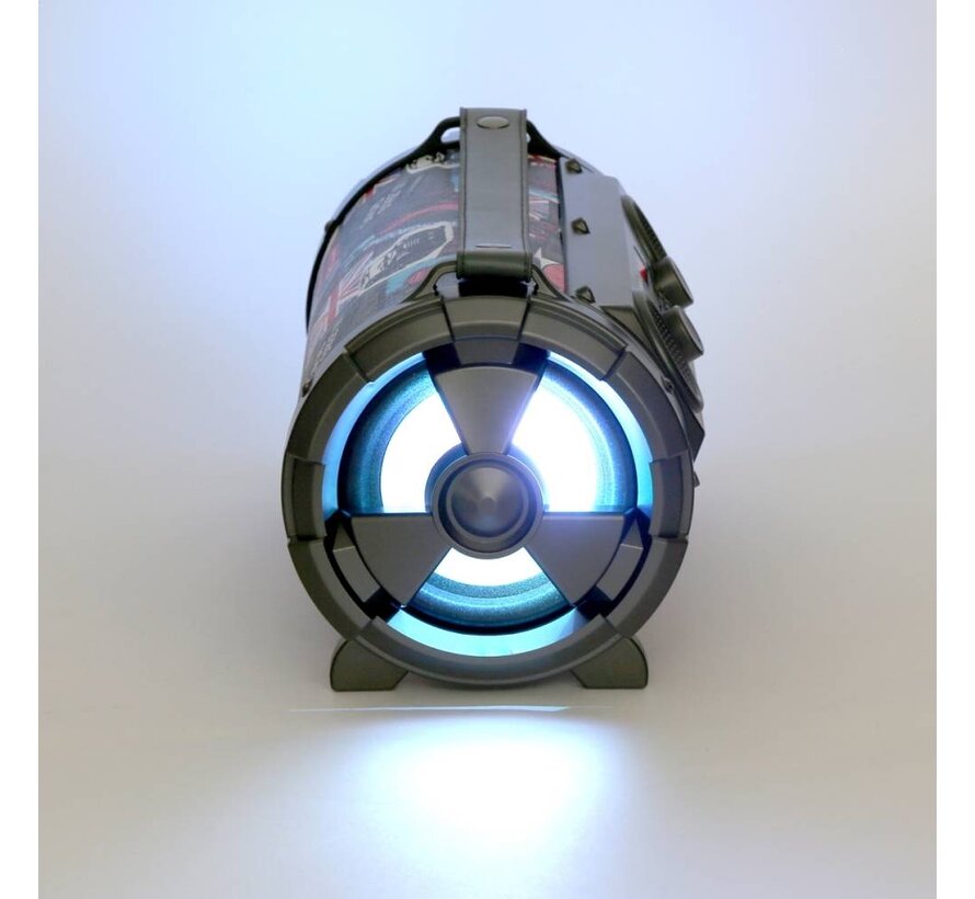 OMEGA SPEAKER OG72  BAZOOKA 5,25"*2 16W BLUETOOTH V4.2 COLOR [44162]