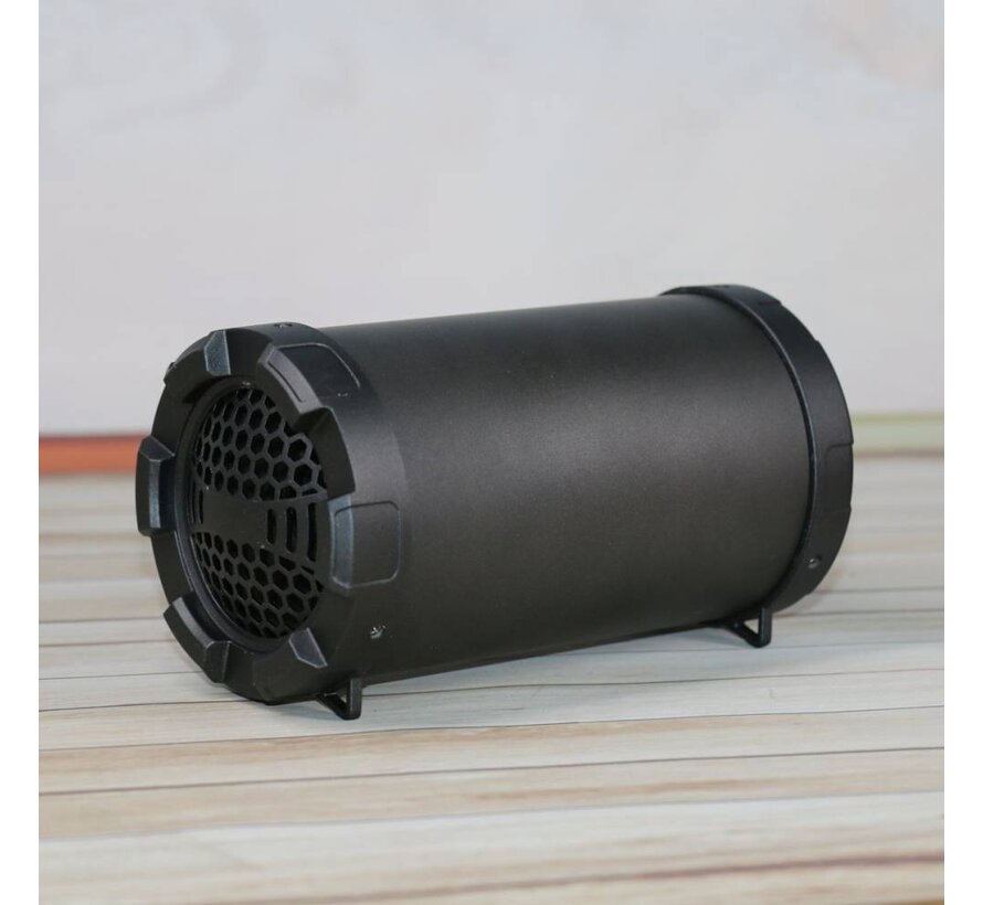 OMEGA SPEAKER / GŁOŚNIK OG70 BAZOOKA 3,5" 5W BLUETOOTH V4.2 BLACK RUBBER [44160]