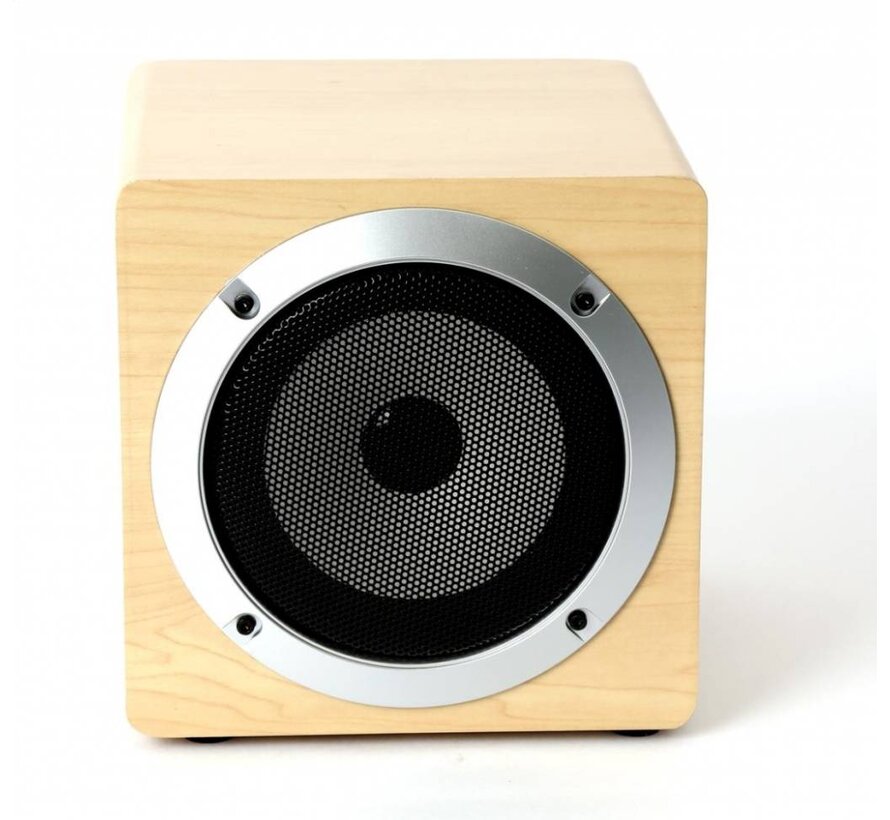 OMEGA SPEAKER OG60W WOODEN 3" 5W BLUETOOTH V4.2 BROWN TWS SYSTEM [44154]