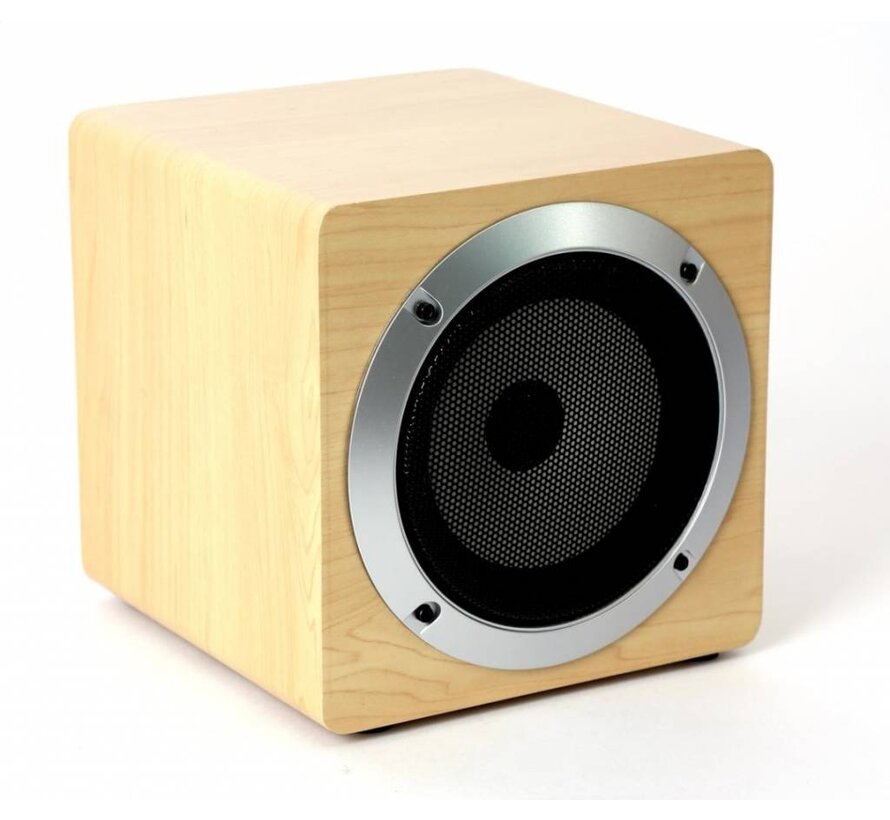 OMEGA SPEAKER OG60W WOODEN 3" 5W BLUETOOTH V4.2 BROWN TWS SYSTEM [44154]
