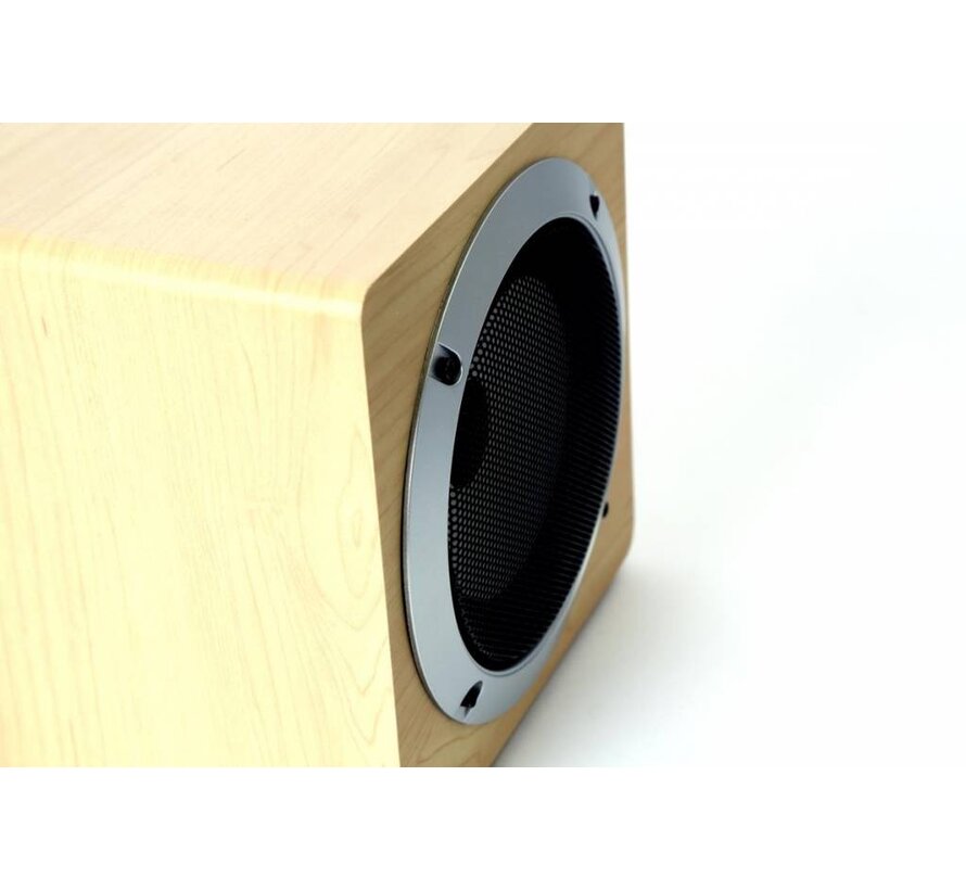 OMEGA SPEAKER OG60W WOODEN 3" 5W BLUETOOTH V4.2 BROWN TWS SYSTEM [44154]