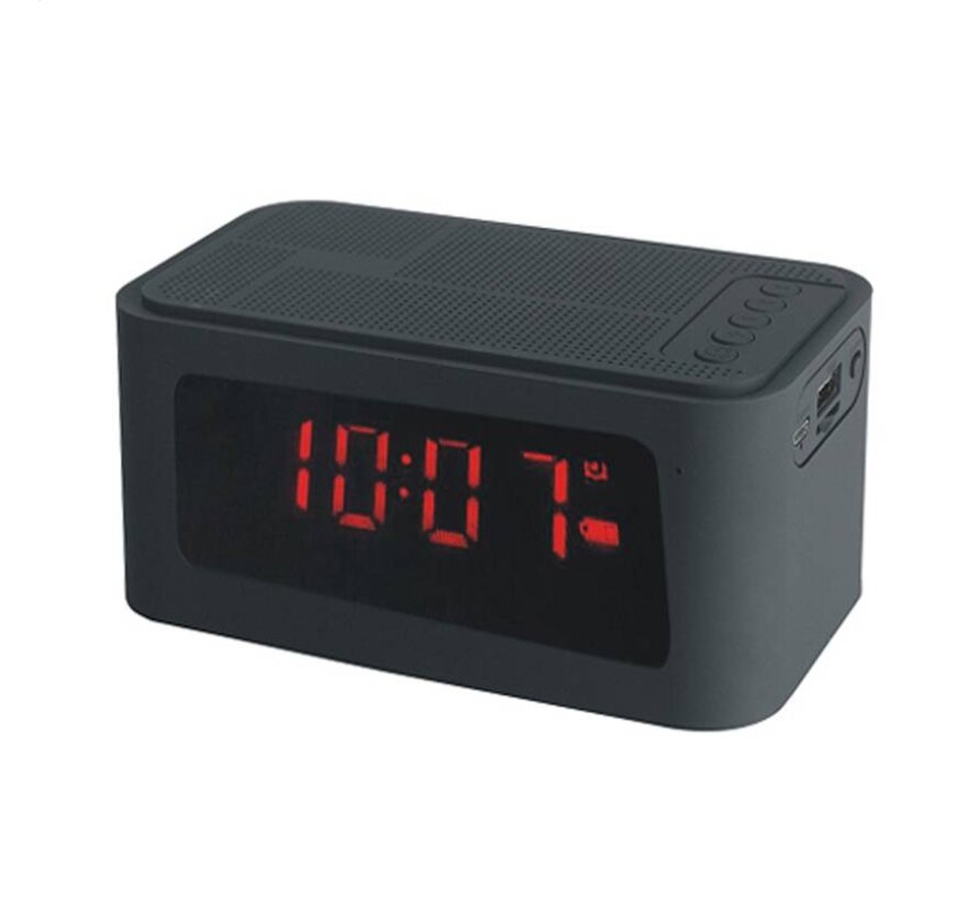 ENCEINTE BLUETOOTH PLATINET PMGC5B + HORLOGE, RADIO FM 5W [43977]