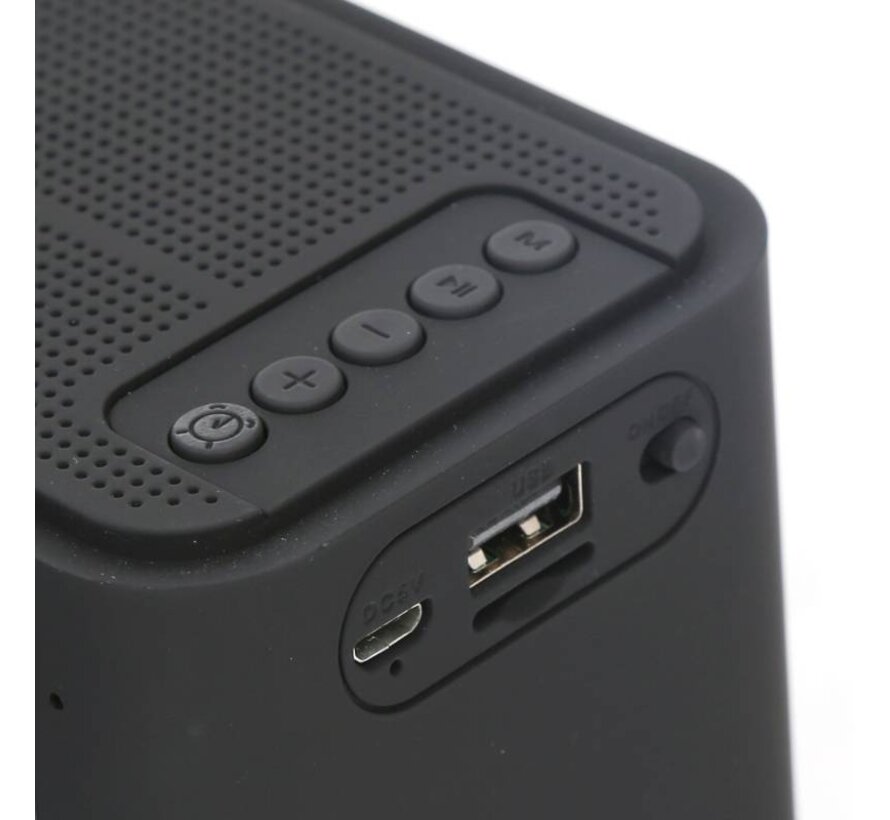 PLATINET SPEAKERS PMGC5B BLUETOOTH + CLOCK, FM 5W [43977]