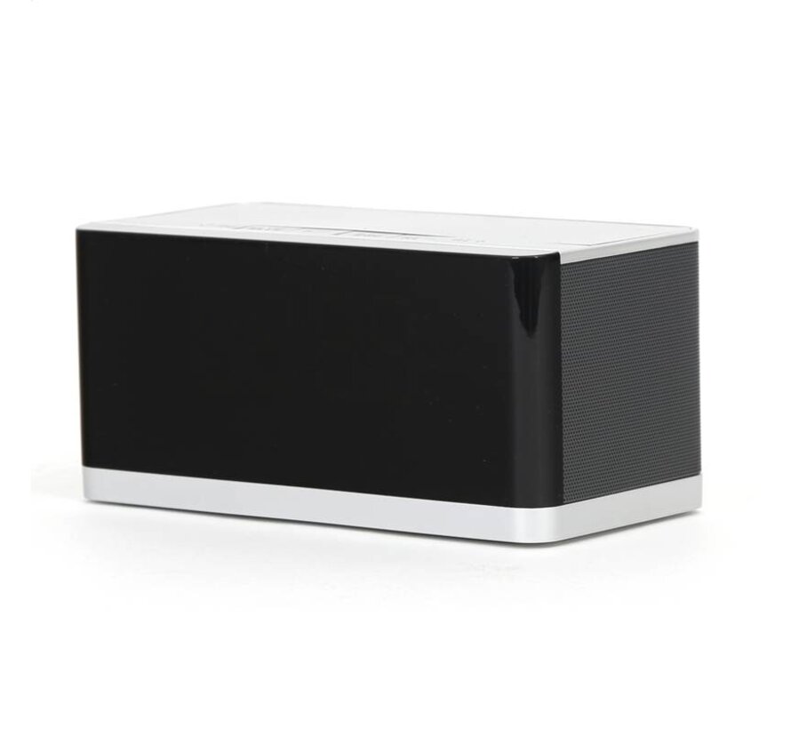 ENCEINTE BLUETOOTH PLATINET PMGC10A + HORLOGE, REVEIL, RADIO FM 10W STEREO [43975]