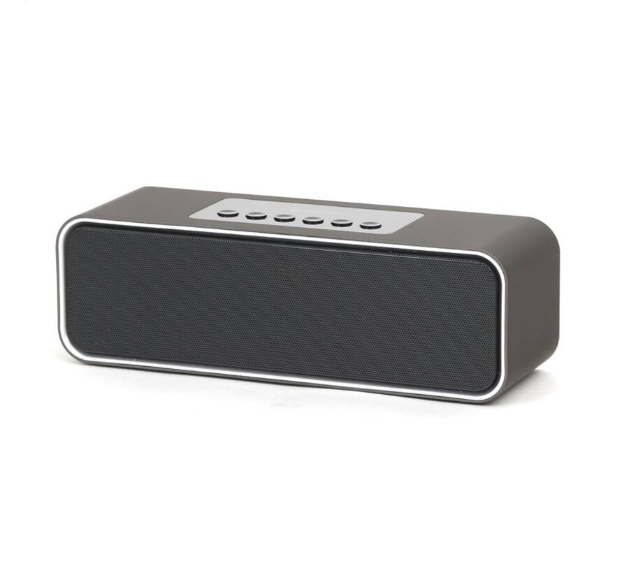 ENCEINTE BLUETOOTH PLATINET PMGC10B + REVEIL, HORLOGE, RADIO FM 10W STEREO [43976]