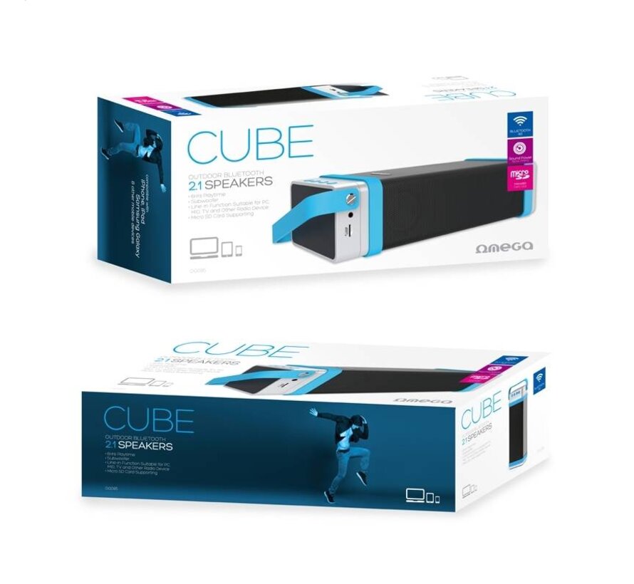 Enceinte Bluetooth V4.0 2.1 Omega OG-095 OUTDOOR SD 22W [43563]