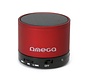 OMEGA SPEAKER OG4R ALU BLUETOOTH V3.0 RED [42646]