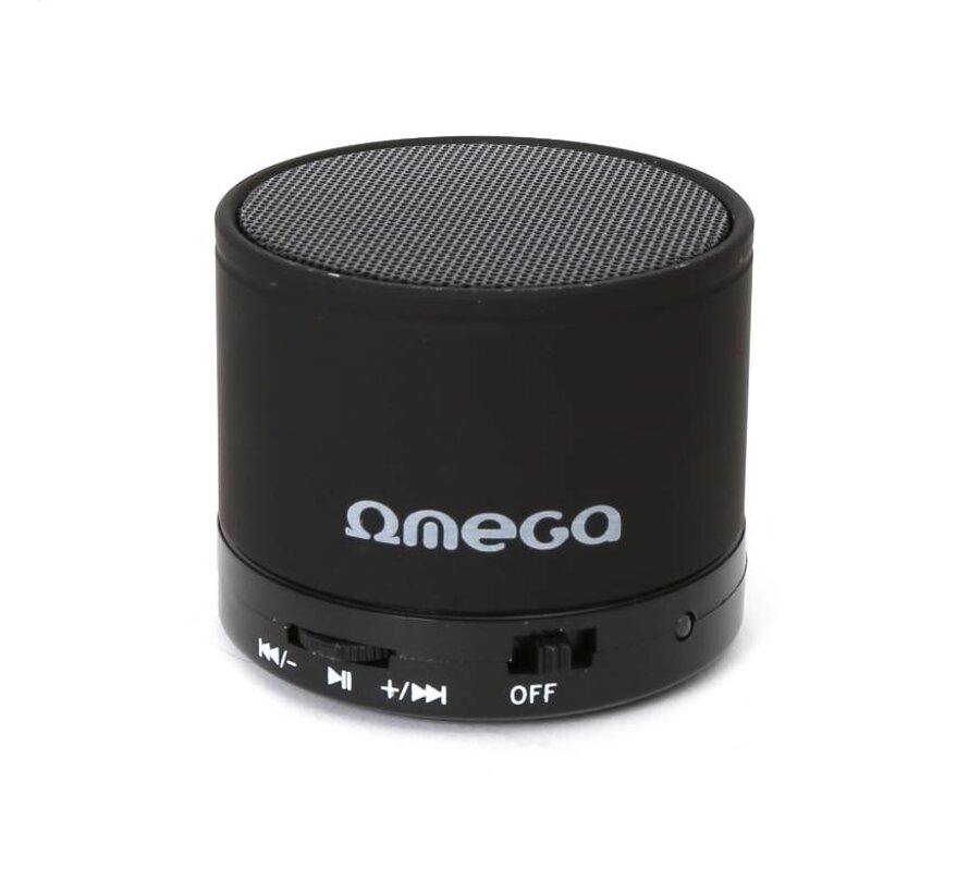 OMEGA SPEAKER OG47B ALU BLUETOOTH V3.0 BLACK [42643]