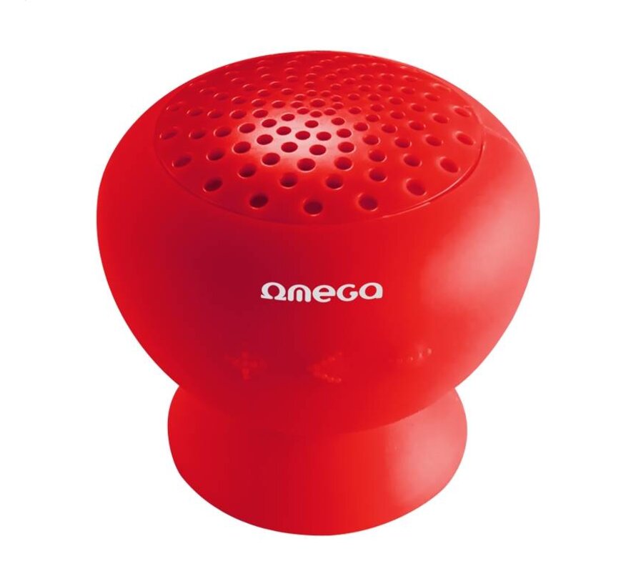 ENCEINTE BLUETOOTH OMEGA OG46 RESIST. ECLABOUSSURES V3.0 Rouge