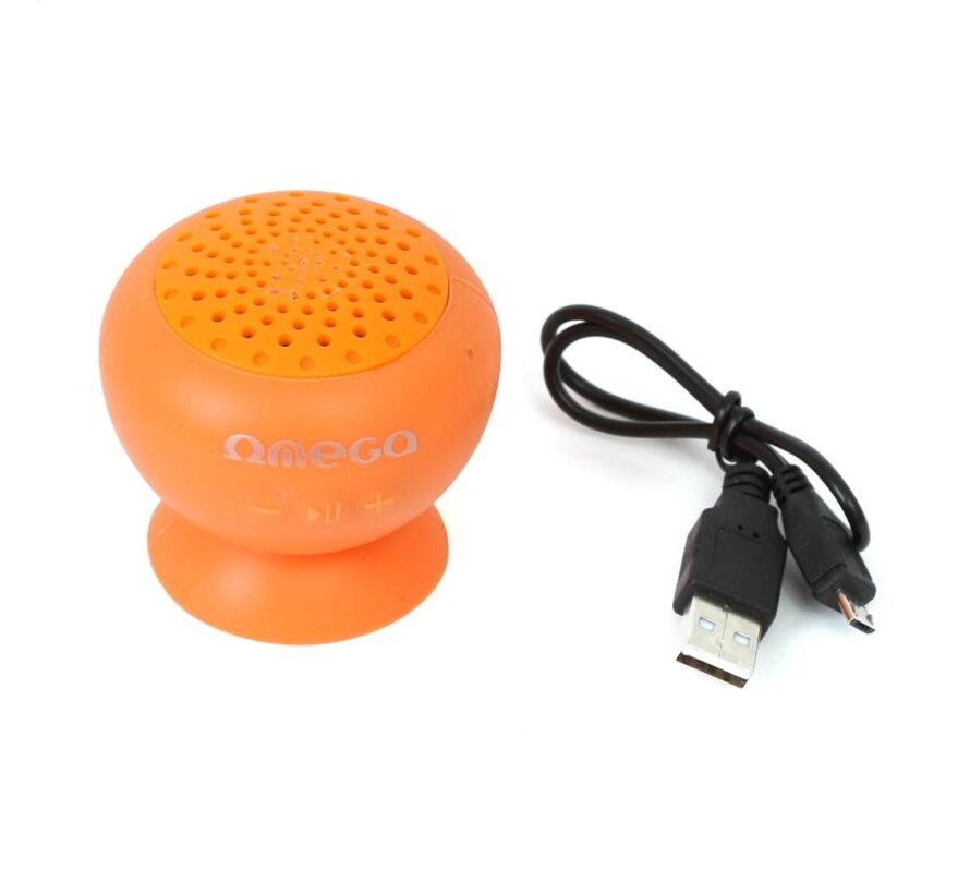OMEGA SPEAKER OG46  SPLASH RESIST. BLUETOOTH V3.0 ORANGE [42453]
