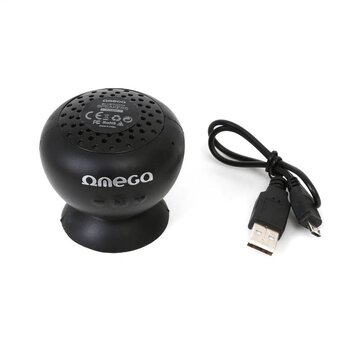 Omega ENCEINTE BLUETOOTH OMEGA OG46 RESIST. ECLABOUSSURES V3.0 Noir