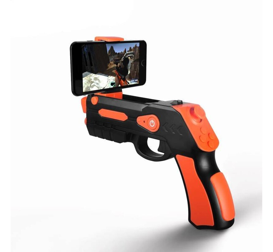 MANETTE PISTOLET RÉALITÉ AUGMENTÉE OMEGA NOIR + ORANGE [44351]