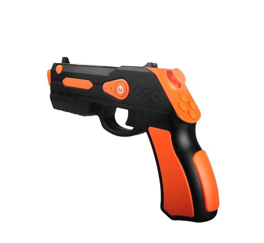 OMEGA REMOTE AUGMENTED REALITY GUN BLASTER BLACK+ ORANGE [44351]