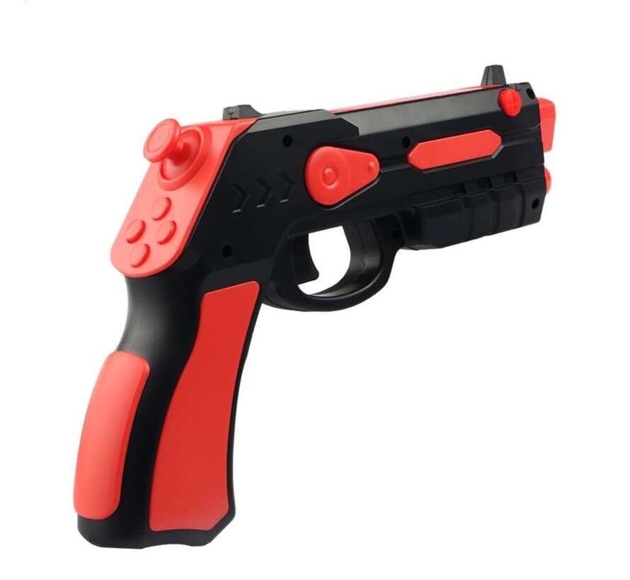 OMEGA REMOTE AUGMENTED REALITY GUN BLASTER BLACK+RED [44098]