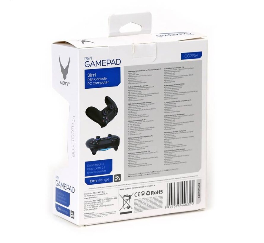 MANETTE OMEGA SANS FIL BLUETOOTH COMPATIBLE PC ET PLAYSTATION 4®