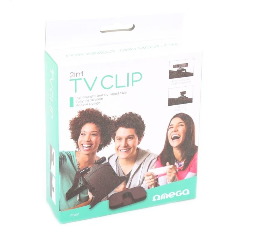 OMEGA 2in1 KINECT and PS3 TV CAMERA HOLDER 41684