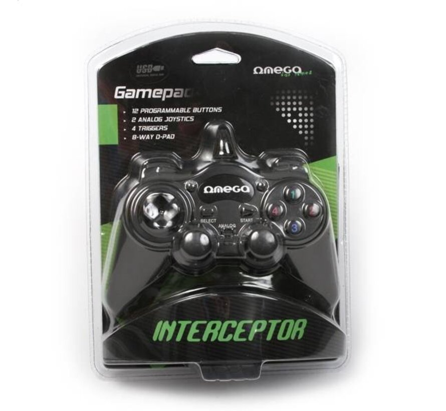 OMEGA GAME PAD INTERCEPTOR PC USB 41089