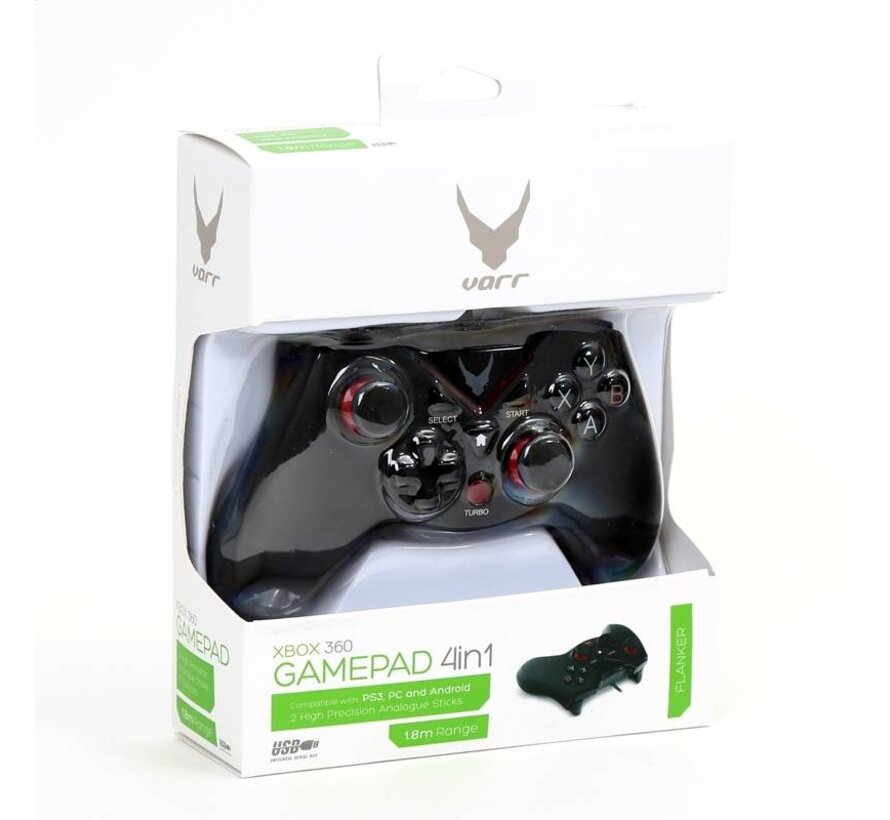 FREESTYLE GAMEPAD FLANKER PRO 4IN1 XBOX360/PS3/PC/ANDROID USB BLISTER