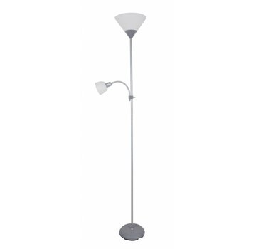 Platinet PLATINET FLOOR LAMP E27+E14 GREY [44527]