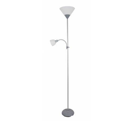 Platinet PLATINET FLOOR LAMP E27+E14 GREY [44527]