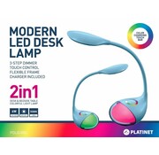 Platinet PLATINET DESK LAMP 6W + NIGHT LAMP COMPACT SIZE [43598]