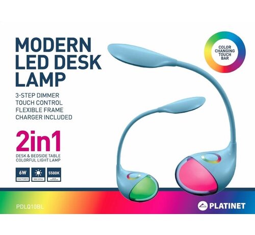 Platinet LAMPE LED PLATINET 6W + VEILLEUSE