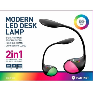 Platinet LAMPE LED PLATINET 6W + VEILLEUSE