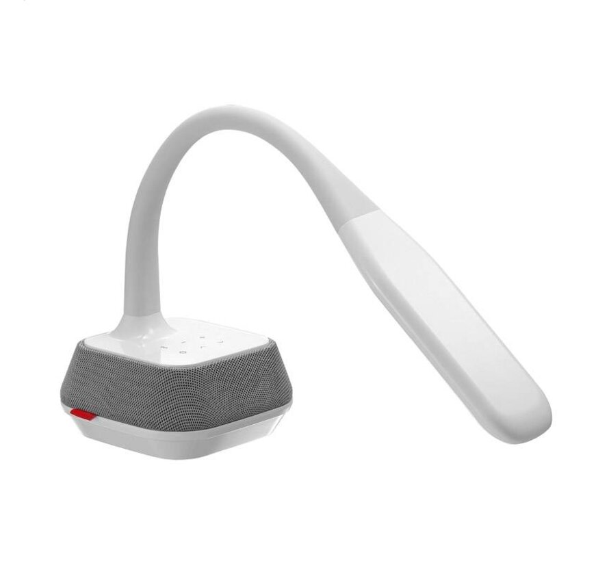 LAMPE DE BUREAU LED PLATINET 18W AVEC ENCEINTE BULETOOTH & CHARGEUR USB [44126]