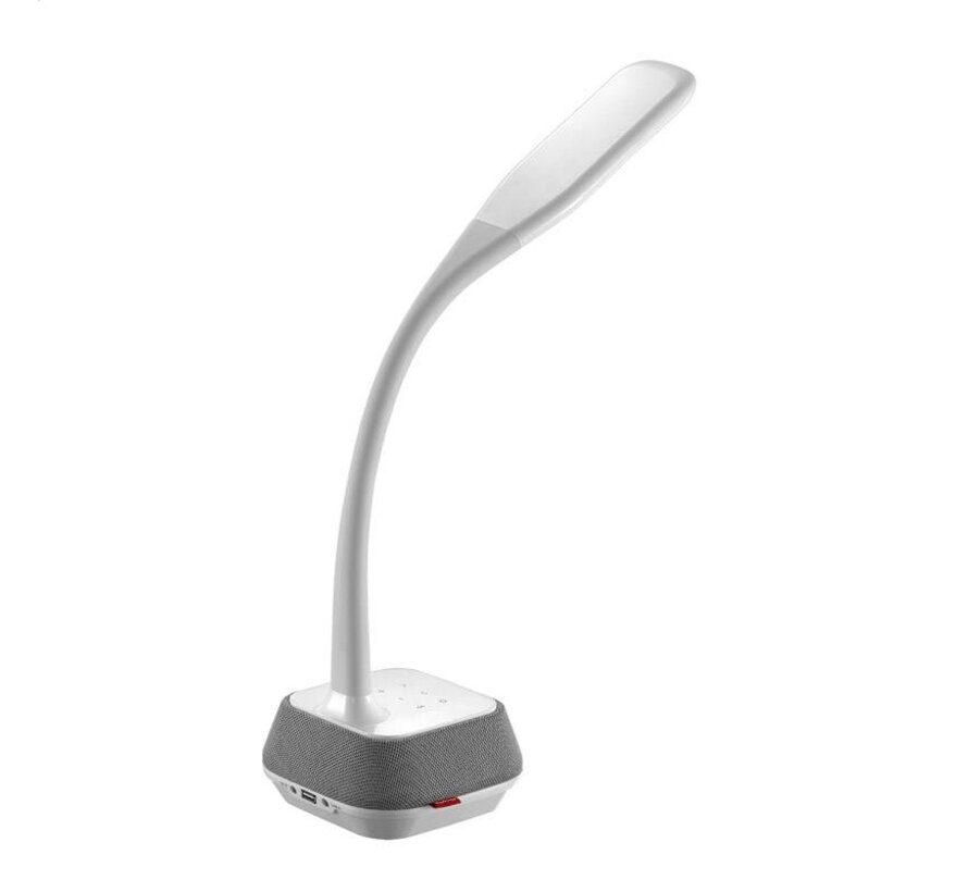 PLATINET DESK LAMP 18W WITH BLUETOOTH SPEAKER & USB CHARGER