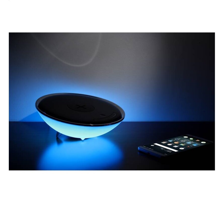 LAMPE DE BUREAU VEILLEUSE LED 10W + CHARGEUR SANS FIL [43887]