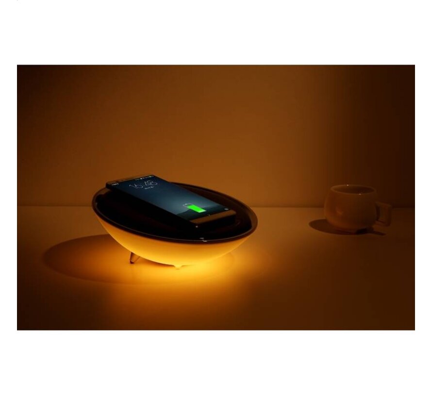 PLATINET DESK LAMP 10W NIGHT LAMP + QI CHARGER