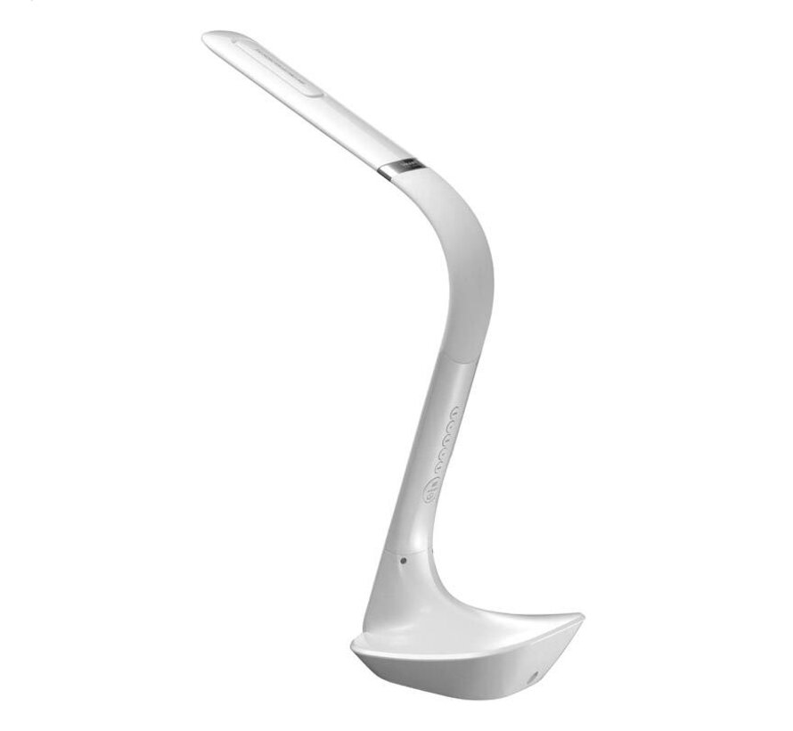 PLATINET LAMPE DE BUREAU 10W + THERMOMETRE, DATE, HEURE ET REVEIL