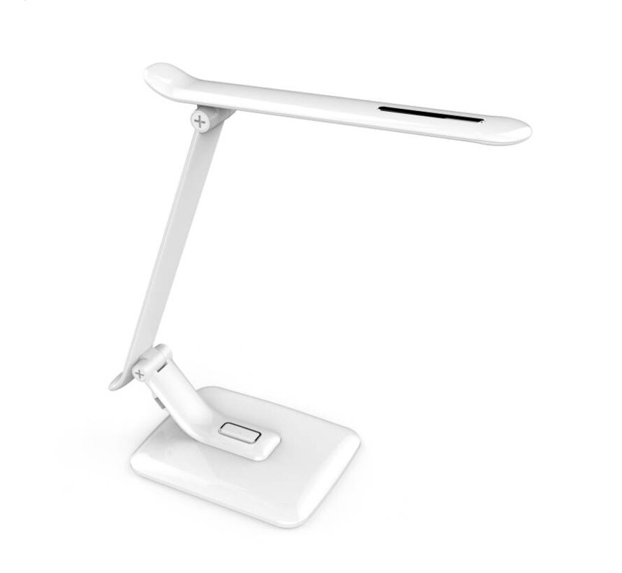 PLATINET SCHREIBTISCHLAMPE 6W + NACHTLAMPE in KOMPAKTGRÖßE [43598]