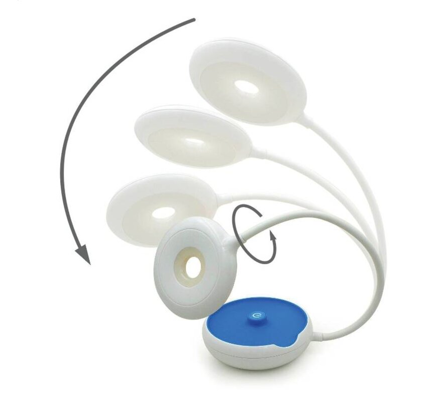 PLATINET DESK LAMP 6W + NIGHT LAMP COMPACT SIZE [43598]