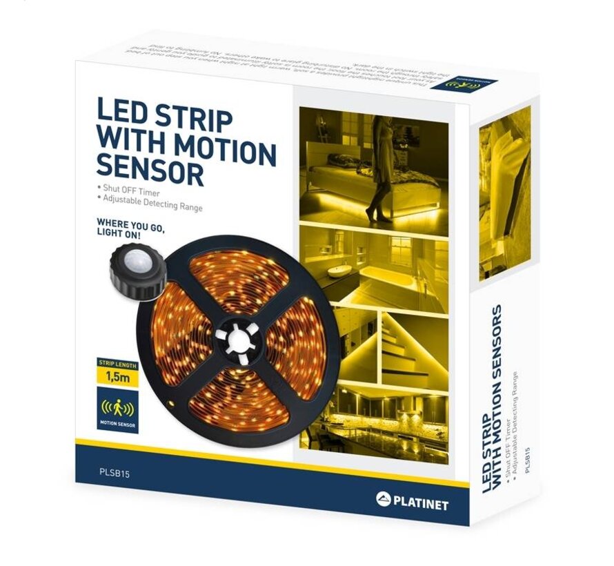 PLATINET BED LED STRIP 1,5M 1 SENSOR