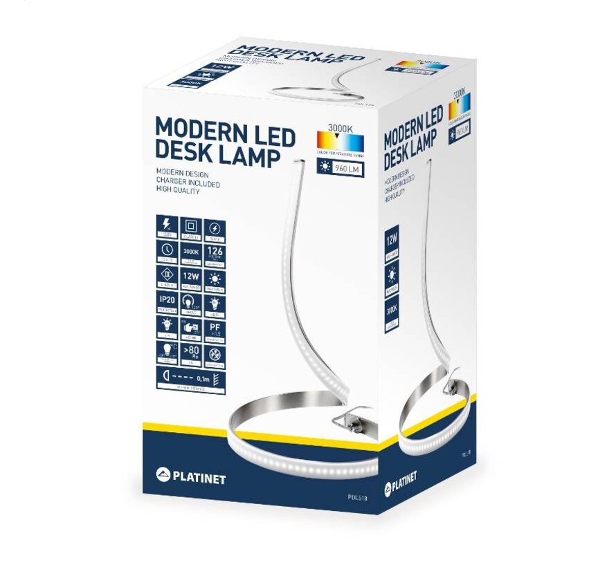 PLATINET DESK LAMP 12W