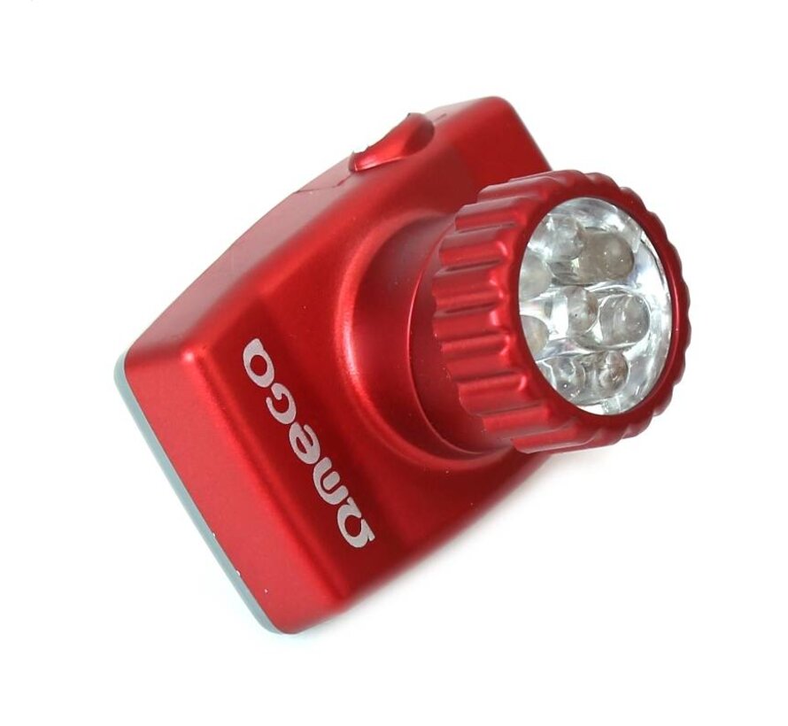 LAMPE FRONTALE OMEGA 8-LED 7-M 120CD- PILES INCLUSES