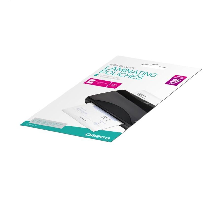 OMEGA LAMINATOR FILM A4 25 PCS
