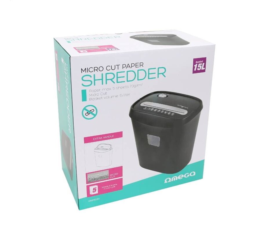 PAPER SHREDDER MICRO CUT 5 SHEETS