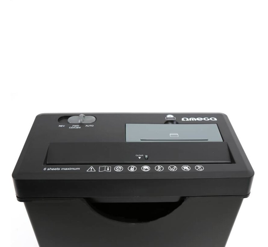 OMEGA SHREDDER PAPER CD & CREDIT CARDS  3 in 1 11L  41218