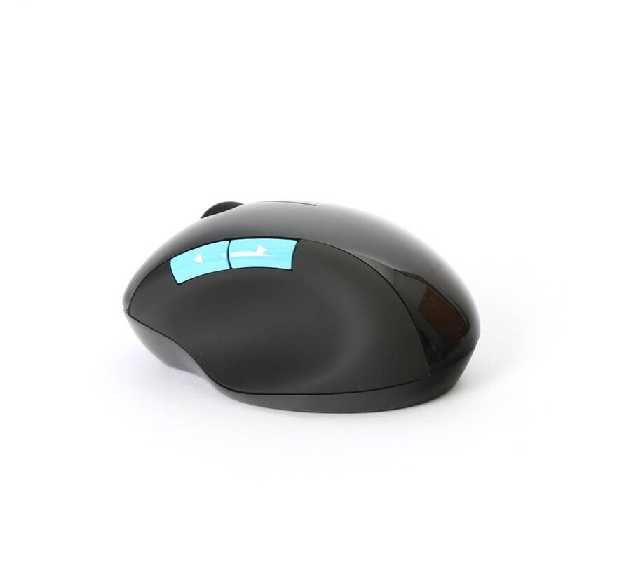 MOUSE OMEGA OM-425 "FAT" 2in1 ACCU WIRELESS 2,4GHz 1000DPI BLACK [43664]